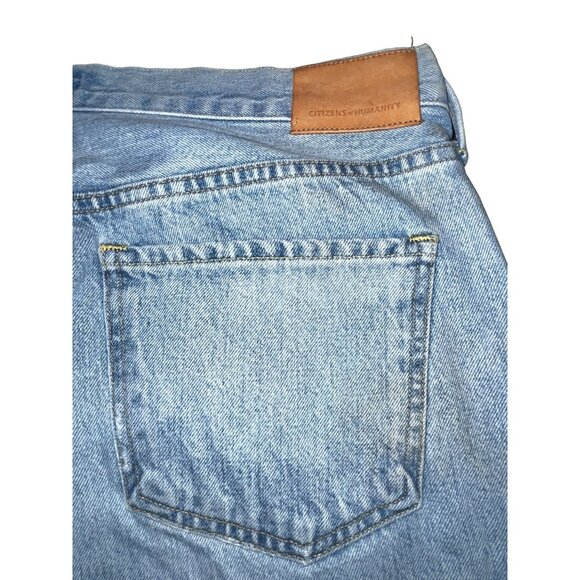 Citizens of Humanity COH EMERSON SLIM BOYFRIEND Crop Button Fly Jeans 34 Waist - Picture 3 of 9